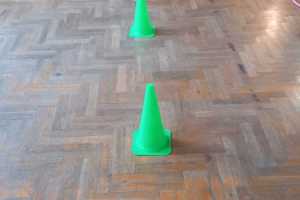 Kreatywny przedszkolak - wiosenny tor przeszkód